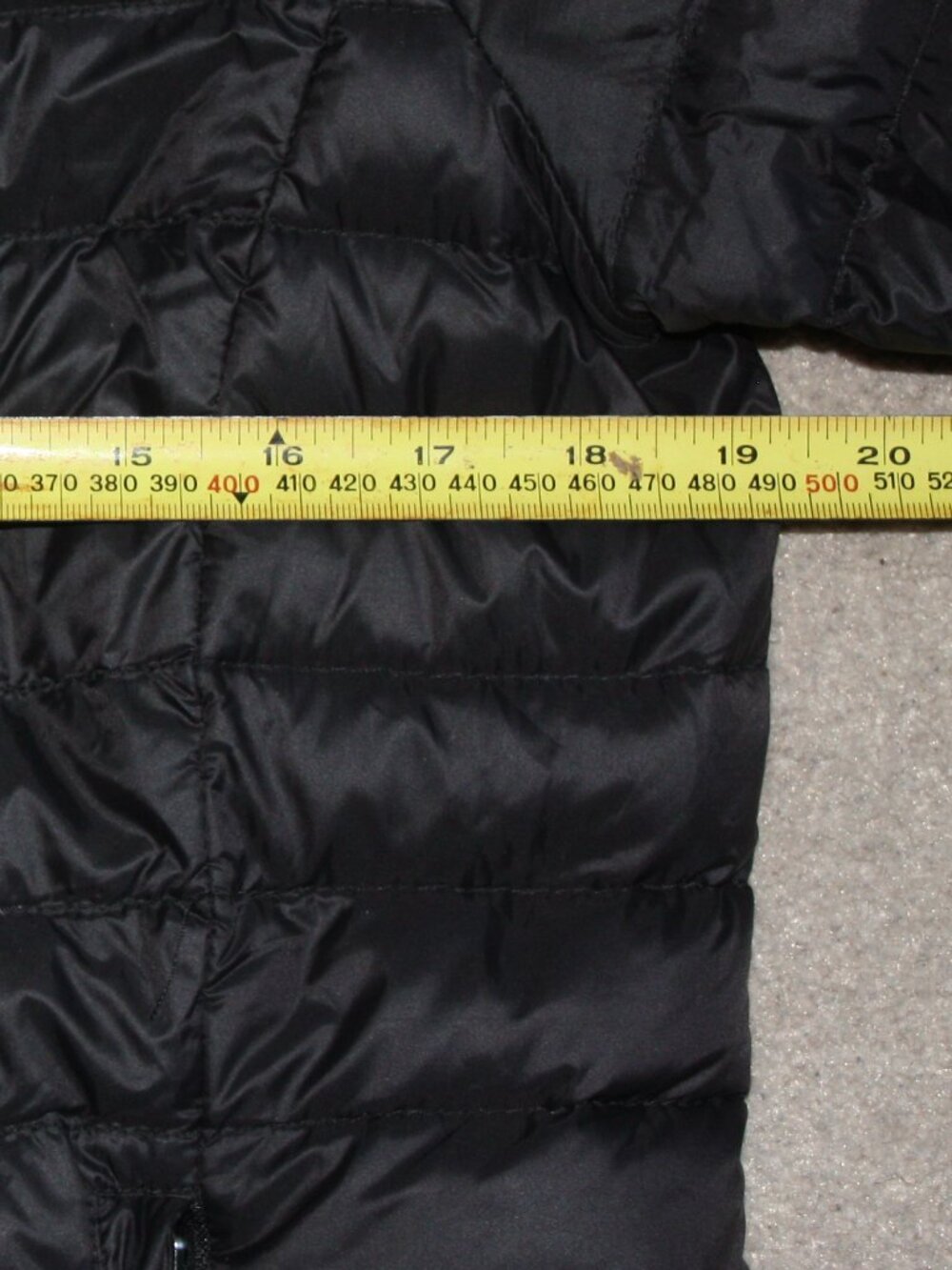 CORE Black Lightweight Puffer Jacket Women's Medium Full Zip - Picture 5 of 8